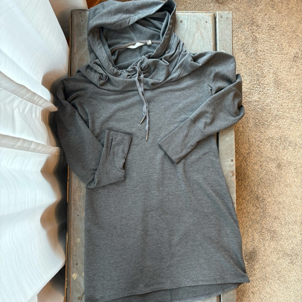 Athleta hoodie sweatshirt dress | size small